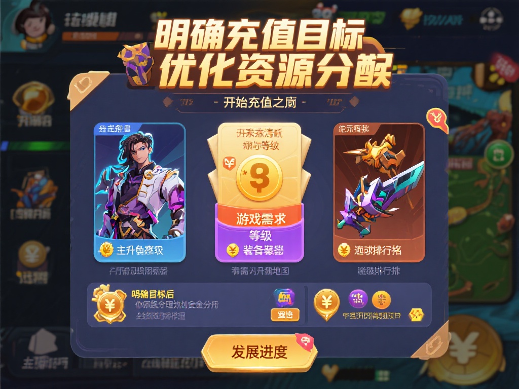 明确充值目标，优化资源分配
在开始充值之前，玩家